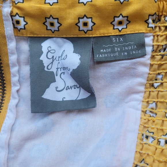 Anthropologie Girls From Savoy Bandana Print Strapless Dress, VGUC, Size 6 - Picture 8 of 9